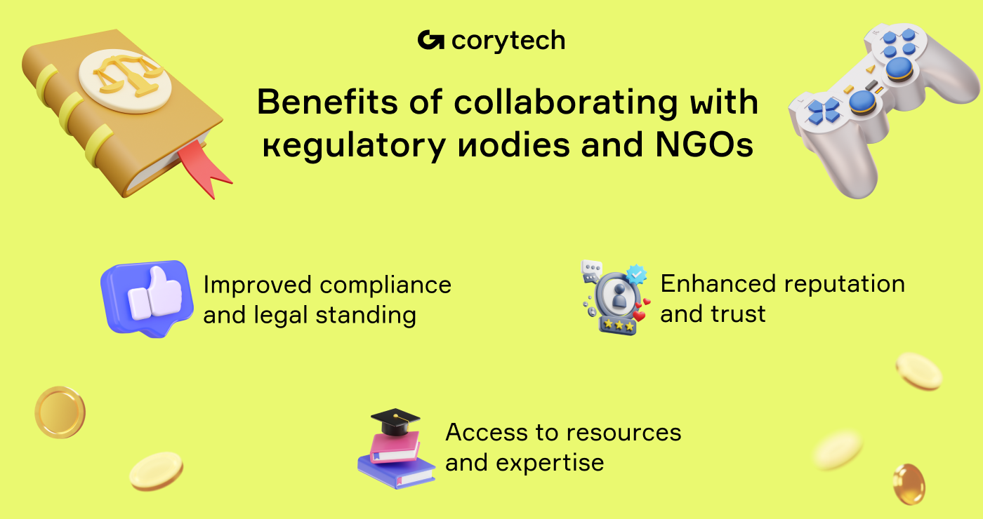 Benefits of collabs with Regulators and NGOs